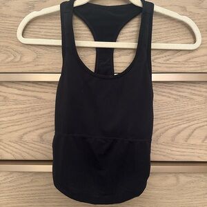 Fabletics Black Racerback Tank Top
